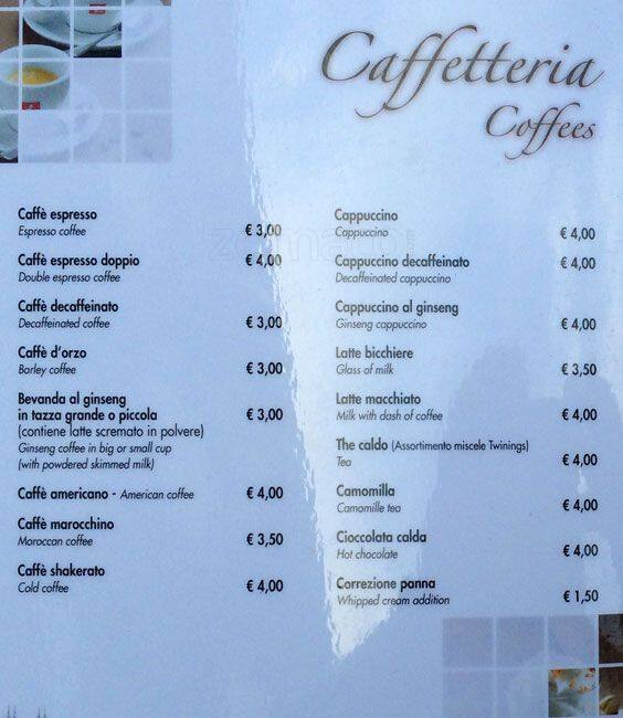 Menu di Puro Gusto 