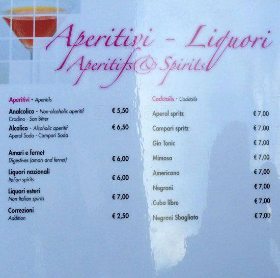 Menu di Puro Gusto 