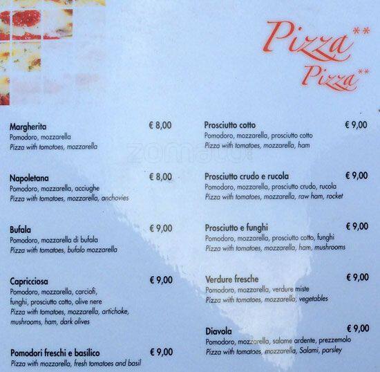 Menu di Puro Gusto 