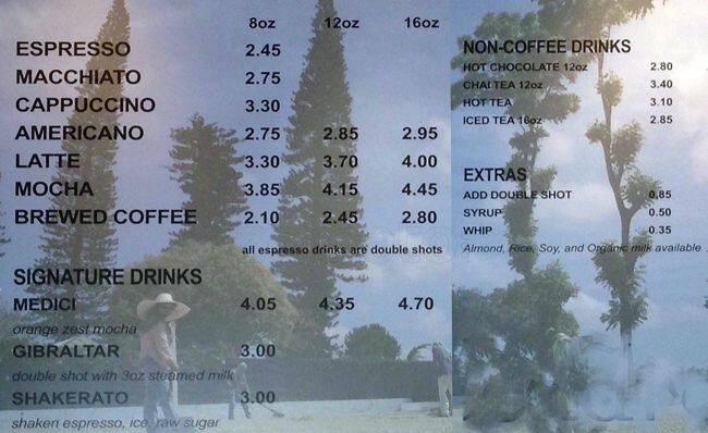 Caffe Ladro Edmonds меню
