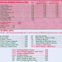 New China Kitchen Menu Menu For New China Kitchen Brighton Beach