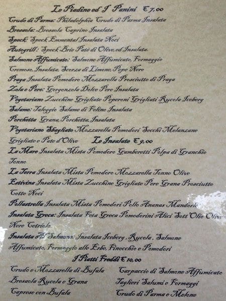 Menu di Viola Wine & Cocktail 