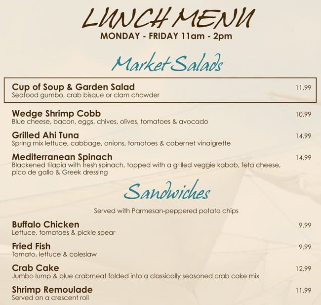 Flying Dutchman Menu Menu For Flying Dutchman Nasa Clear Lake Houston