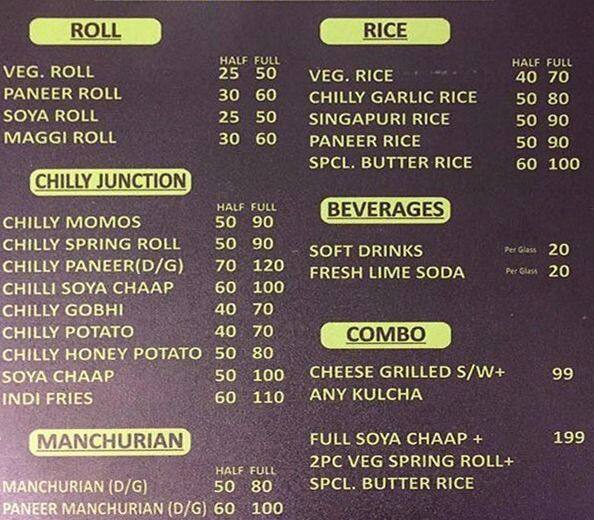 Menu at Pizza Bite, New Delhi, C60 shani bazaar