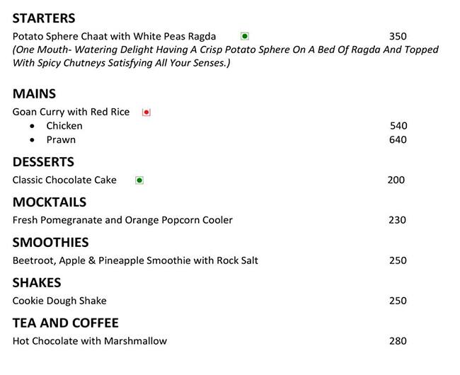 Whiz Cafe X ThaiFuze menu
