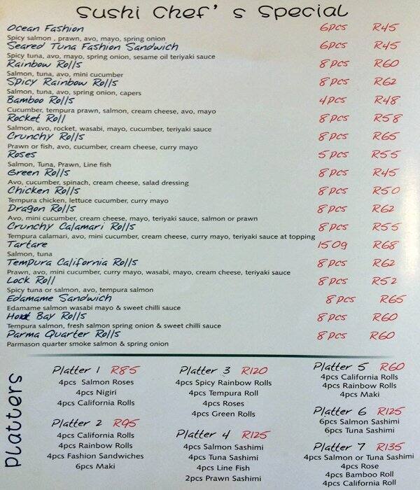 Mila Noodle Menu, Menu for Mila Noodle, Hout Bay, Cape Town Zomato SA