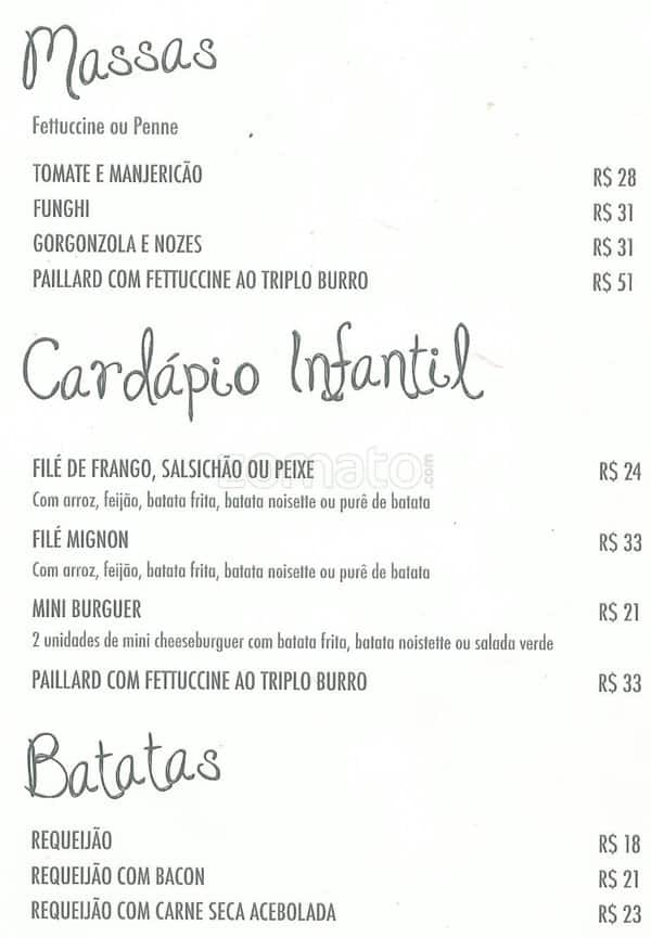 Gula Gula Rio Design Barra cardápio