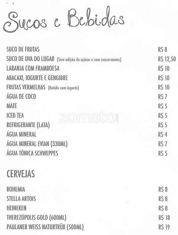 Gula Gula Rio Design Barra cardápio