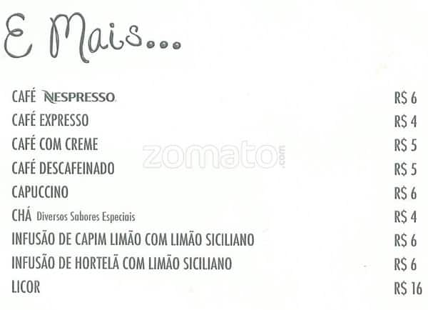 Gula Gula Rio Design Barra cardápio