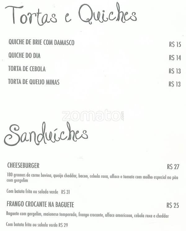 Gula Gula Rio Design Barra cardápio