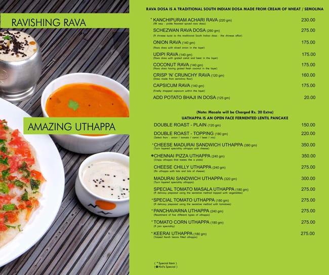 Sankalp Restaurant & Sam's Pizza Quick Pick menu