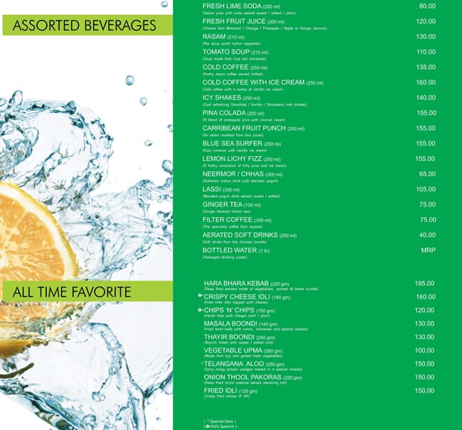 Sankalp Restaurant & Sam's Pizza Quick Pick menu