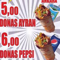 Donas Menu Donas Kizilay Ankara Icin Menu