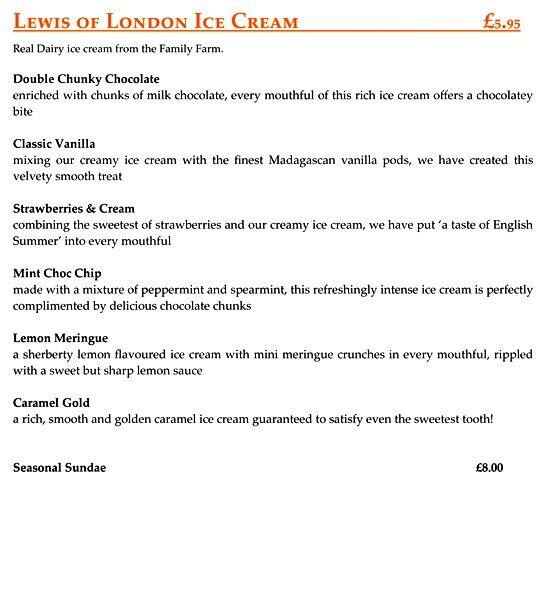 Menu at DoubleTree by Hilton London Ealing, London