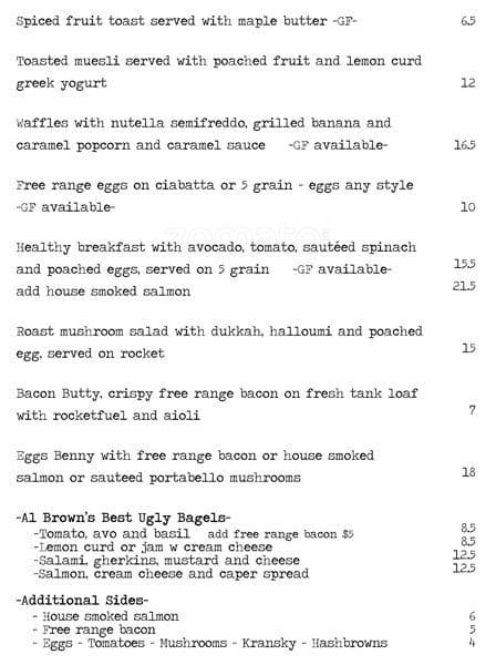 Cafe Agora Menu, Menu for Cafe Agora, Frankton, Hamilton - Menumania/Zomato