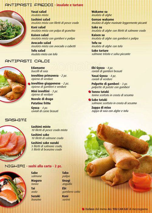 Menu di Shin Fusion Restaurant 