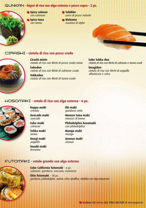 Menu di Shin Fusion Restaurant 