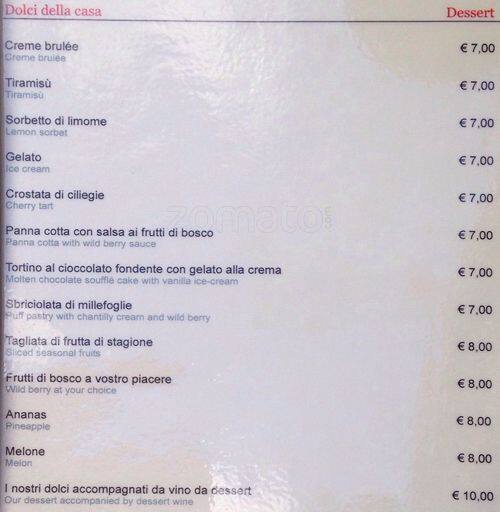 Menu di L'Angoletto 