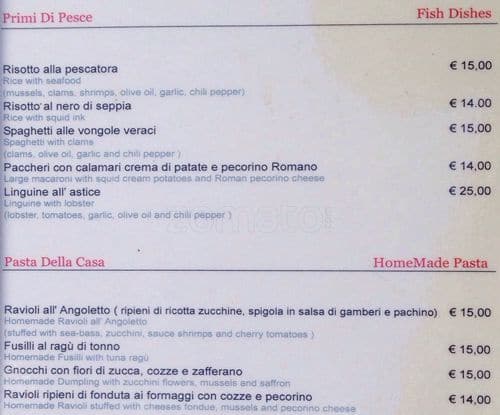 Menu di L'Angoletto 