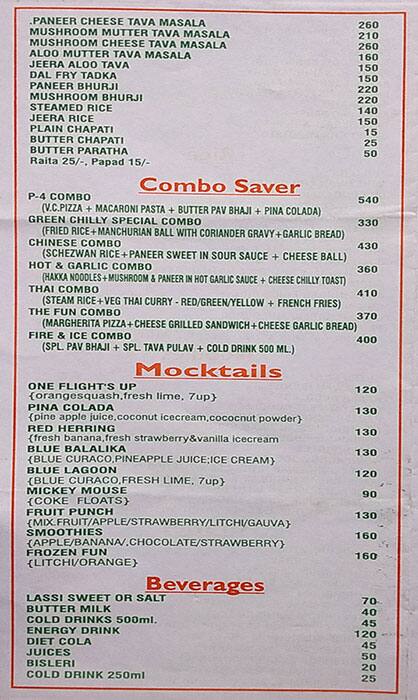 Green Chilly menu