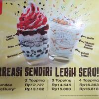 Mcdonald S Ice Cream Menu Menu Untuk Mcdonald S Ice Cream Daan Mogot Jakarta