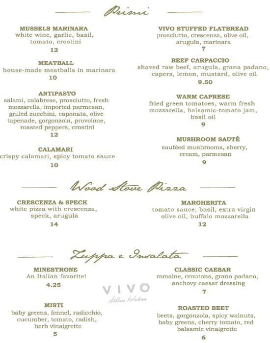 Vivo Italian Kitchen Orlando Gluten Free | Besto Blog