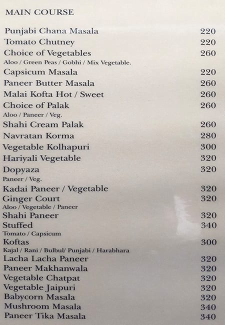 Jashan A/C Pan Shop menu
