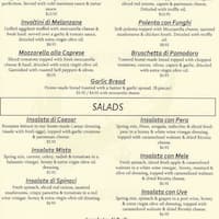 Mangia Bene Restaurant Menu Menu For Mangia Bene Restaurant Martinez Martinez