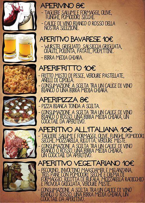 Menu di Plan B Drink Wine Food 
