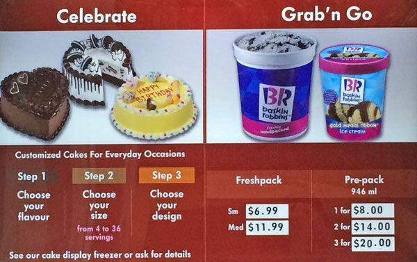 Birthday Cake Baskin Robbins Cake Price