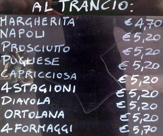 Menu di Pizzeria Il Padellino 