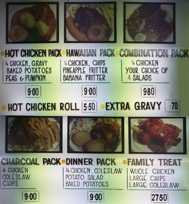 Glen Huntly Charcoal Chicken Menu Urbanspoon/Zomato