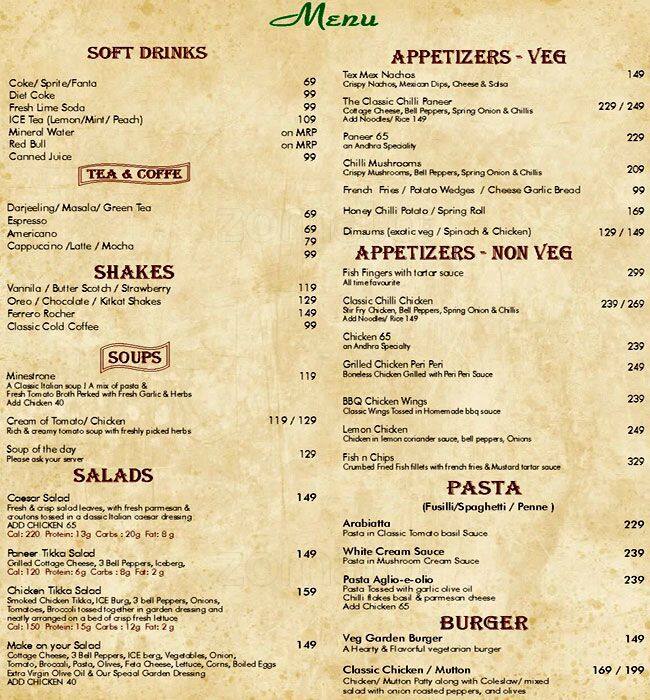 Garden Grill Menu, Menu for Garden Grill, Raj Nagar, Ghaziabad - Zomato