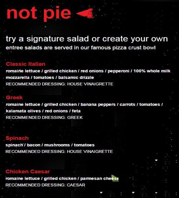 Pie Five Pizza Co. Menu, Menu for Pie Five Pizza Co., Skokie, Chicago Urbanspoon/Zomato