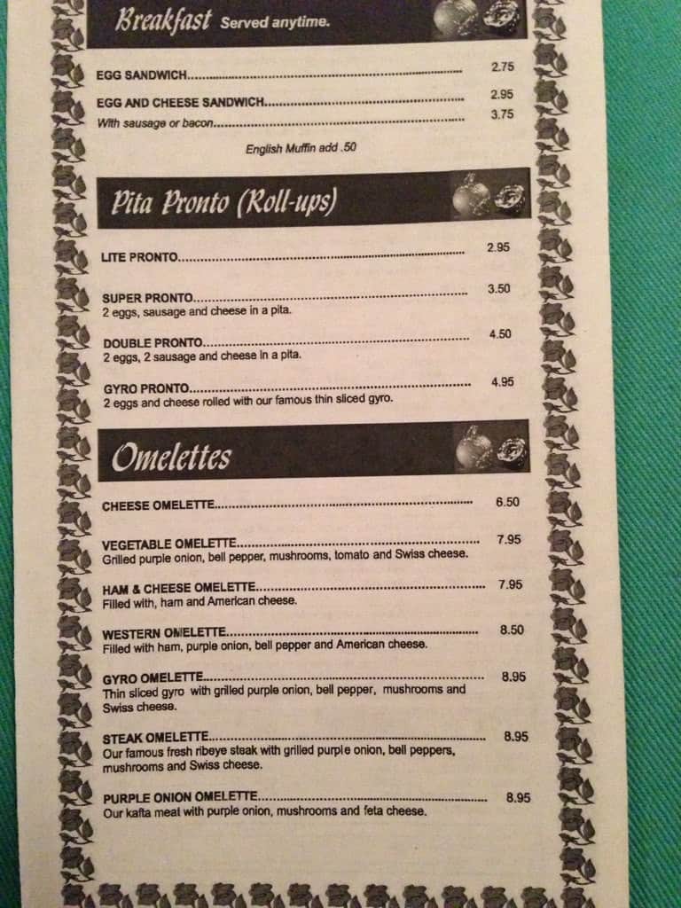 Purple Onion Deli & Grill Menu Urbanspoon/Zomato