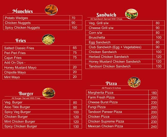 Menu of Cafe Ashoka, Pashan, Pune