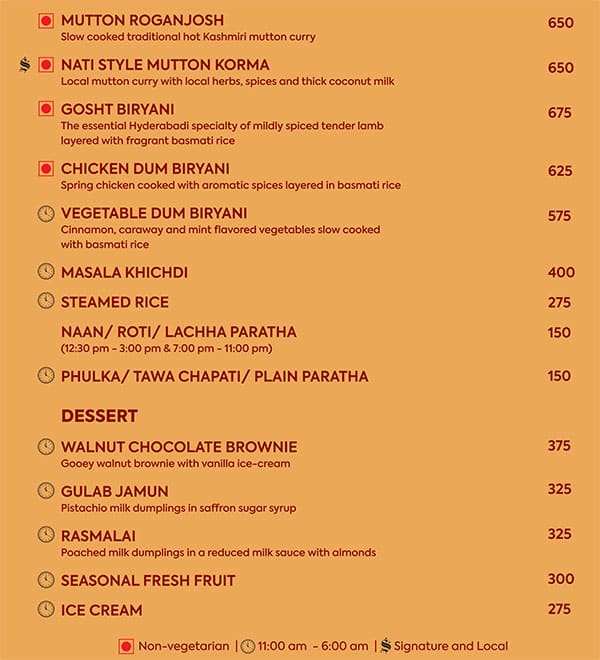 Kava, Fairfield by Marriott Bengaluru Rajajinagar menu