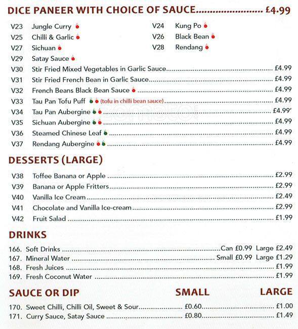 Acha menu