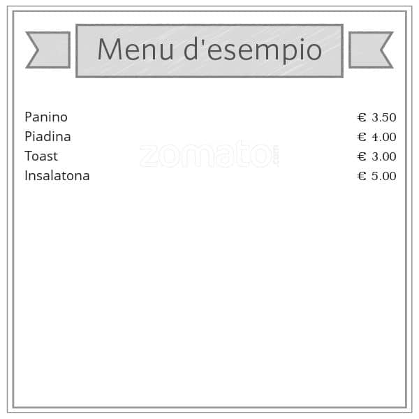 Menu di Pino's Bar 