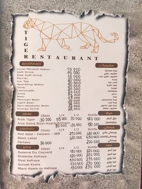 Carta de Tiger