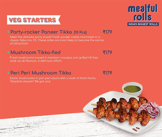 Mealful Rolls - India's Biggest Rolls menu