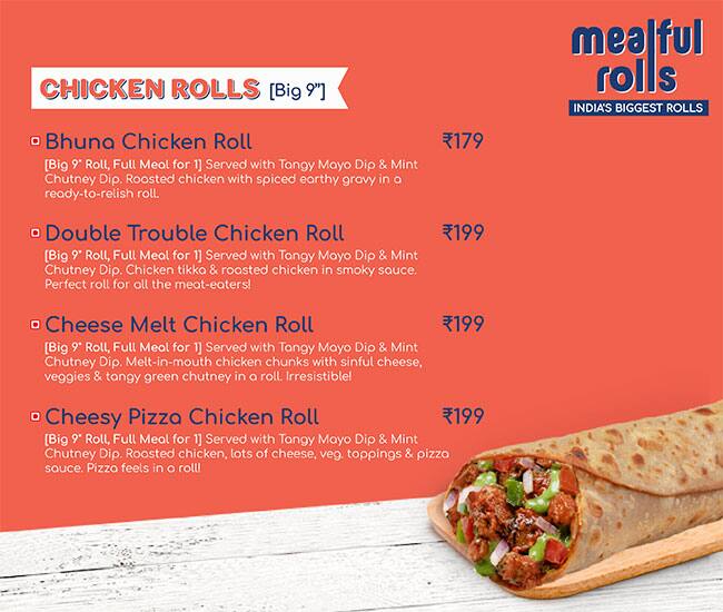 Mealful Rolls - India's Biggest Rolls menu