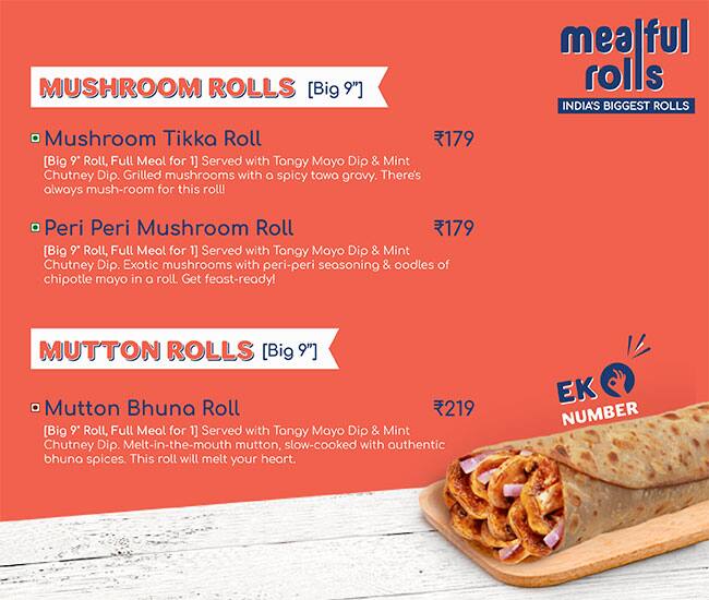 Mealful Rolls - India's Biggest Rolls menu