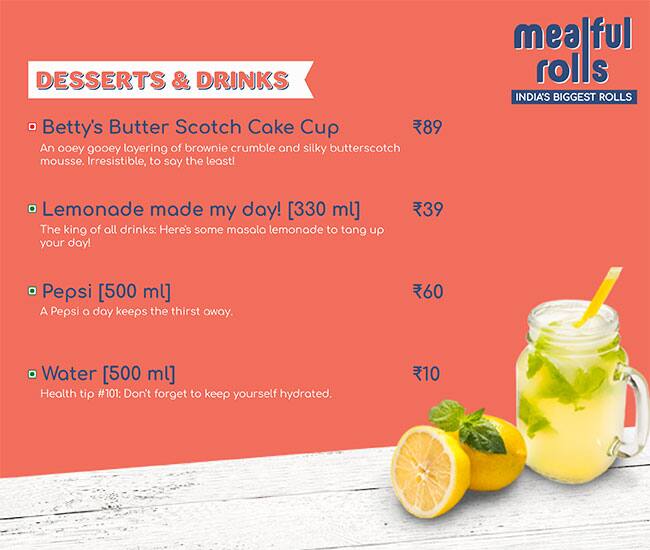 Mealful Rolls - India's Biggest Rolls menu