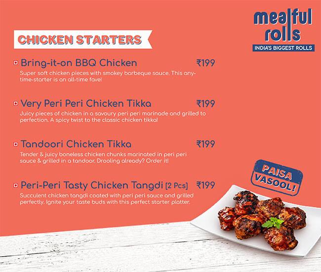 Mealful Rolls - India's Biggest Rolls menu