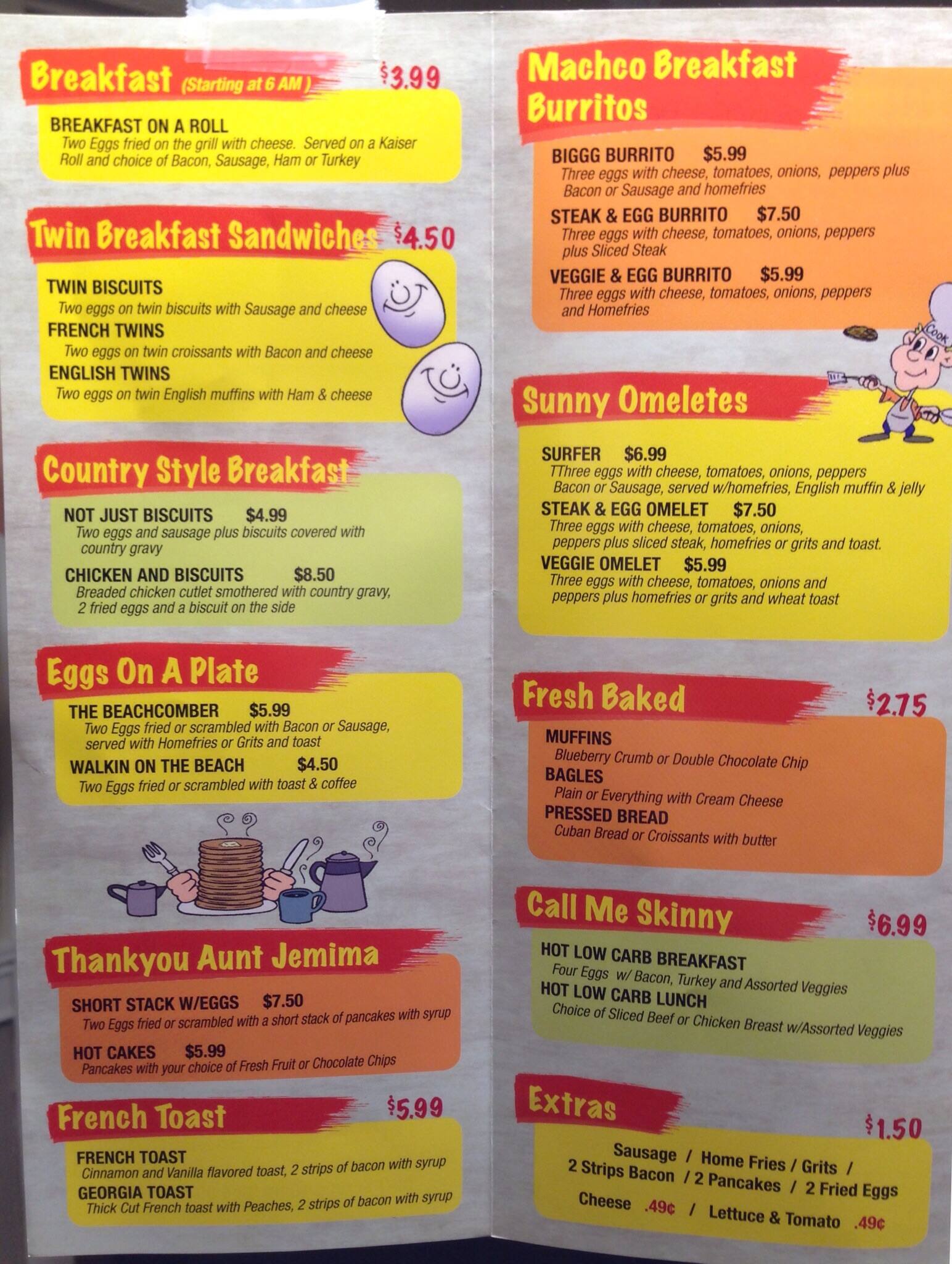 Good Guys Grill Menu, Menu for Good Guys Grill, Deerfield Beach, Miami