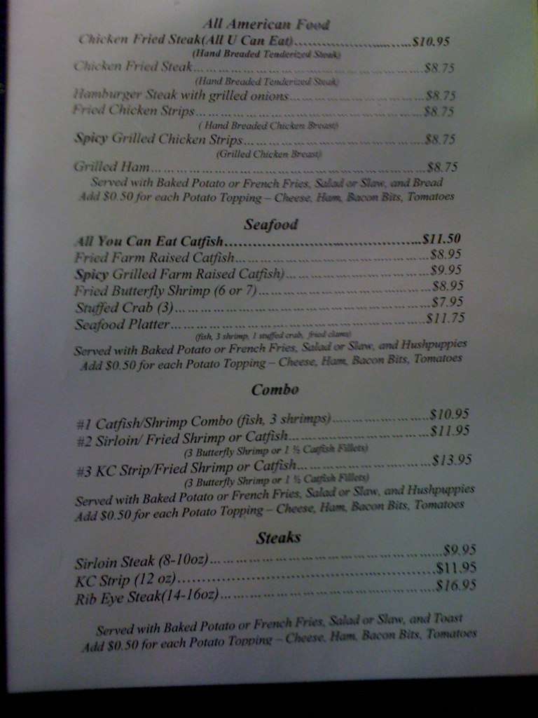 Bob's Family Restaurant Menu Urbanspoon/Zomato