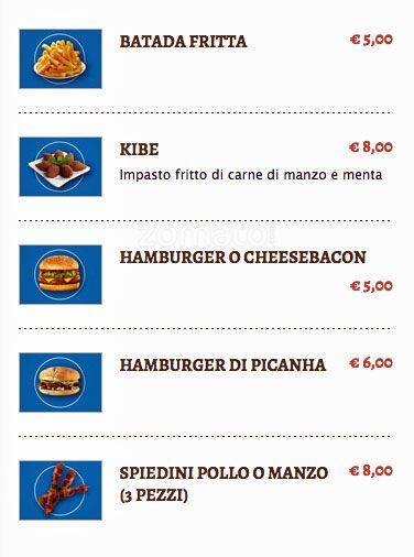 Menu di Ta Bonito Barzinho 