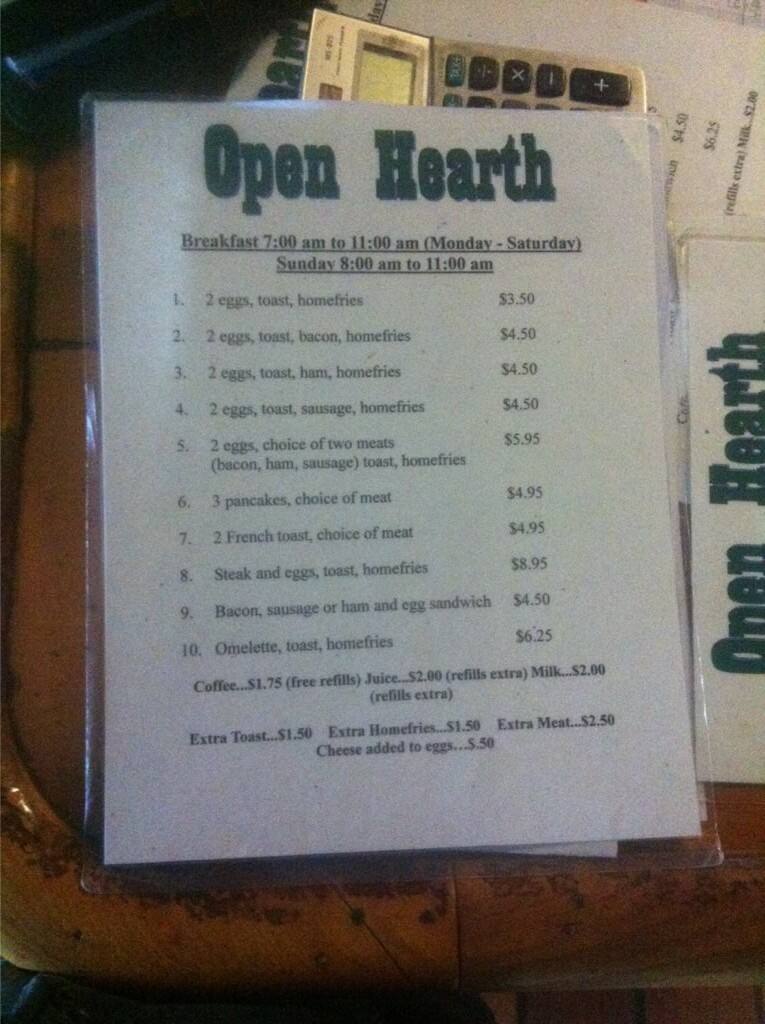 Phillie's Open Hearth Menu Urbanspoon/Zomato