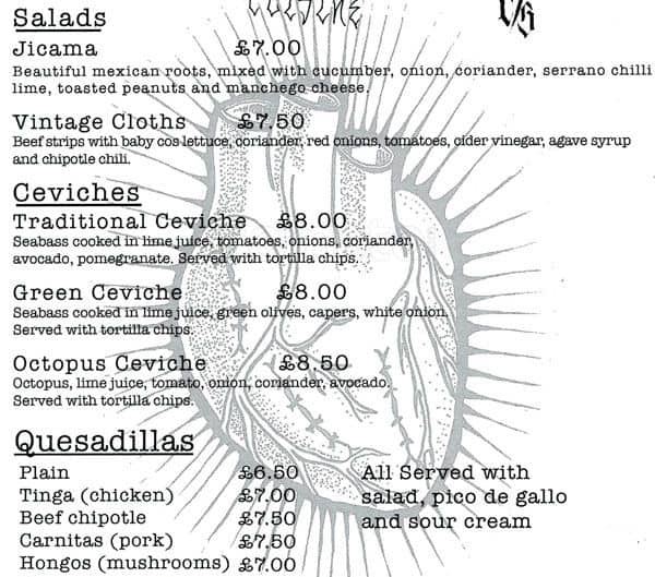 Machete Menu, Menu for Machete, Hackney, London Zomato UK